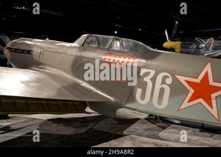 Yakovlev Yak-9U au Museum of Flight, Seattle, État de Washington, États-Unis Banque D'Images