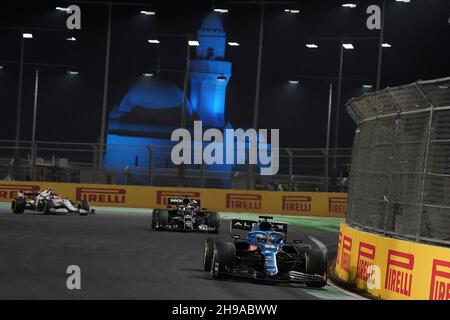 Jeddah, Arabien saoudien.05e décembre 2021.05.12.2021, Jeddah Corniche circuit, Jeddah, Formule 1 Grand Prix d'Arabie Saoudite, dans la photo Fernando Alonso (ESP), Alpine F1 Team crédit: dpa/Alay Live News Banque D'Images