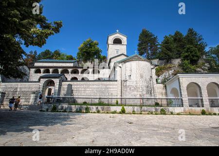 Célèbre monastère de Cetinje au Monténégro Banque D'Images