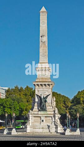 Monument aux restaurateurs, Lisbonne, Portugal Banque D'Images