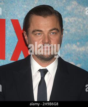 5 décembre 2021, New York, New York, États-Unis : l'acteur LEONARDO DICAPRIO participe à la première mondiale de â€˜ne look Uâ€™ tenue Ã New York au Centre Lincoln.(Credit image: © Nancy Kaszerman/ZUMA Press Wire) Banque D'Images