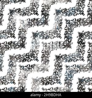 Motif abstrait de surface neutre et blanc sans couture pour un imprimé. Banque D'Images