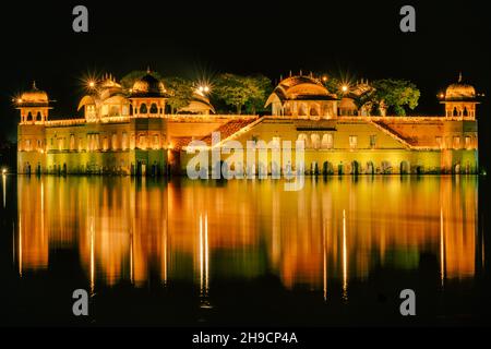 Jal Mahal, Jaipur, Rajasthan, Inde Banque D'Images