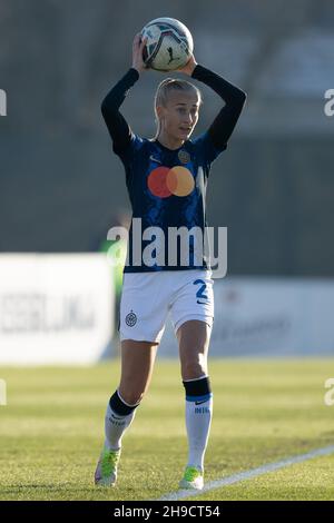 Stade de Vismara, Milan, Italie, 05 décembre 2021,Anja Sonstevold (FC Internazionale) pendant l'AC Milan vs Inter - FC Internazionale - italienne Footbal Banque D'Images