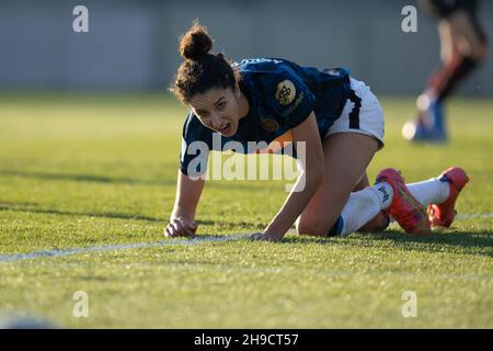 Stade de Vismara, Milan, Italie, 05 décembre 2021,Ghoutia Karchouni (FC Internazionale) pendant l'AC Milan vs Inter - FC Internazionale - pied italien Banque D'Images