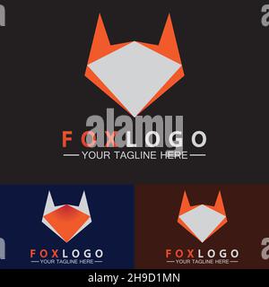 Logo Fox modèle d'illustration Vector Illustration de Vecteur