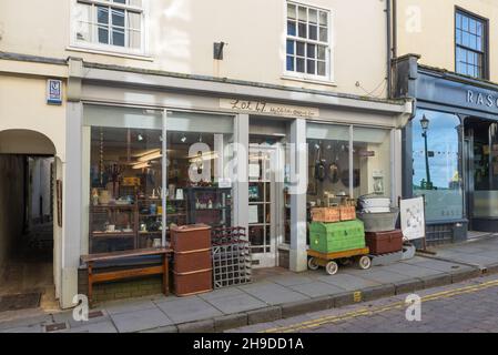 Lot 47 Hiley Collectibles deuxième boutique à High Street, Ross-on-Wye, Herefordshire Banque D'Images