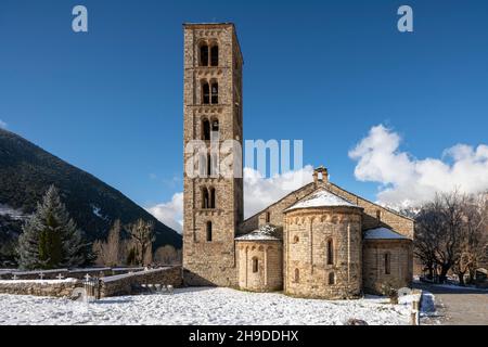 Taüll, Sant Climent, Blick von Osten Banque D'Images