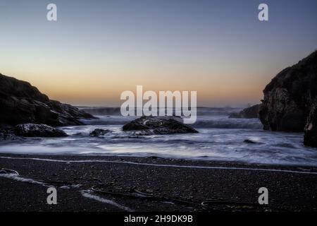 Spooner's Cove, parc national Montaña de Oro, Californie, États-Unis Banque D'Images