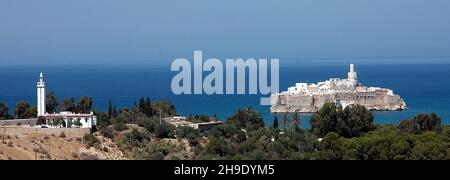 La ville touristique d'Al Hoceima dans le nord du Maroc Banque D'Images