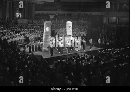 All England Ranger Rally Girl Guides Association au Royal Albert Hall oct.1950 Banque D'Images