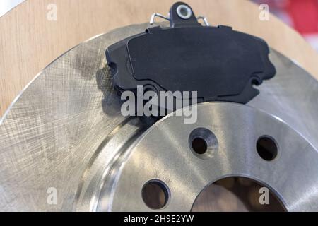 Disque de frein et plaquette de frein Banque D'Images