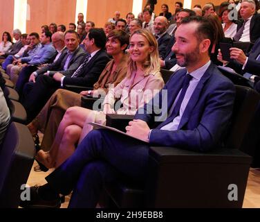 Arteixo-Spain.Marta Ortega à l'assemblée générale des actionnaires d'Inditex le 17 juillet 2018 Banque D'Images