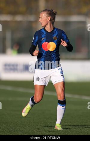 Milan, Italie, 5 décembre 2021.Anja Sonstevold d'Internazionale pendant le match de la série A Femminile au Centro Sportivo Vismara, Milan.Le crédit photo devrait se lire: Jonathan Moscrop / Sportimage Banque D'Images