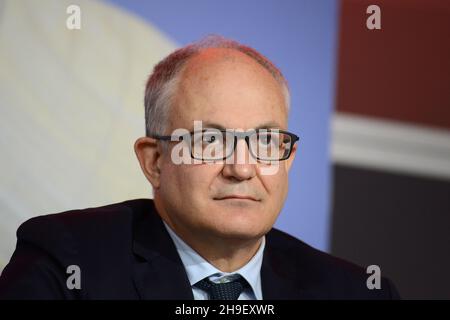 Rome, Italie.04e décembre 2021.Roberto Gualtieri, maire de Rome crédit: Agence de photo indépendante/Alamy Live News Banque D'Images