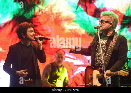 Miranda et Los Pericos.Festival de musique Movistar Ven Banque D'Images