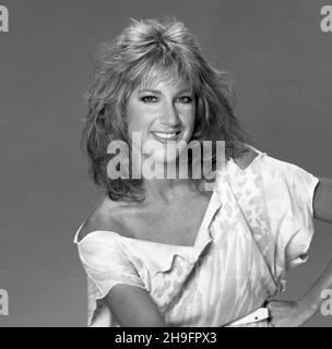 Chris Evert pose pour un portrait vers 1985 à Los Angeles, Californie crédit: Harry Langdon /Rock négatifs /MediaPunch Banque D'Images