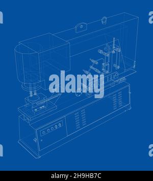 Machine CNC pour le travail des métaux Banque D'Images