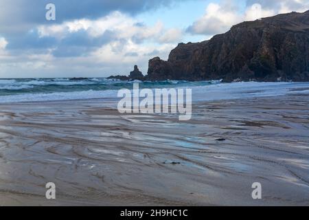 Dhail Mor, Dalmore, Beach, Isle of Lewis et Harris, Outer Hebrides, Écosse, Royaume-Uni Banque D'Images