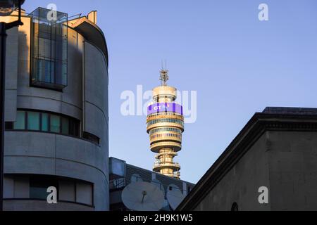 BT Tower (anciennement appelé Post Office Tower).Date de la photo : lundi 28 janvier 2019.Le crédit photo devrait se lire: Richard Gray/EMPICS Banque D'Images