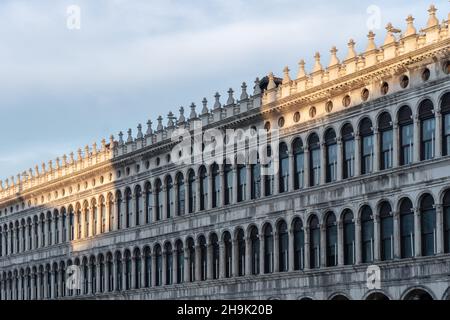 Vue générale sur la place Saint-Marc à Venise.D'une série de photos de voyage en Italie.Date de la photo : mardi 12 février 2019.Le crédit photo devrait se lire: Richard Gray/EMPICS Entertainment Banque D'Images