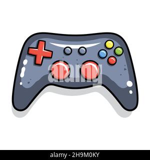 Illustration de la manette de jeu Vector Joystick.Manette de jeu pour les jeux vidéo modernes Illustration de Vecteur