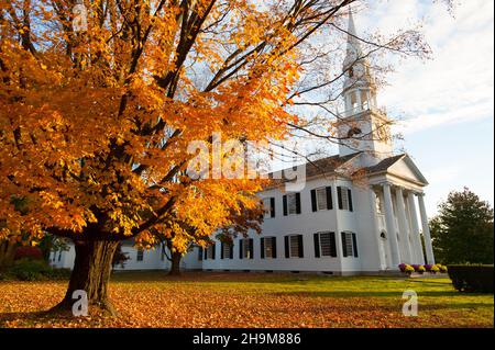 Première église congrégationale de Litchfield, Litchfield, Connecticut, États-Unis Banque D'Images