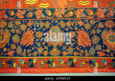 Carpettes artisanales en gros plan Banque D'Images
