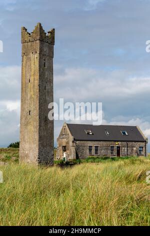 Maiden Tower, Mornington, comté de Meath, Irlande Banque D'Images