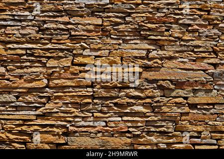 Vieux mur en pierre à Ouro Preto, Brésil Banque D'Images