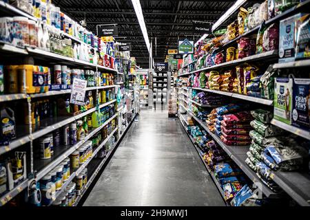 Columbia County, GA USA - 07 28 21: Walmart marché de quartier magasin de détail Banque D'Images