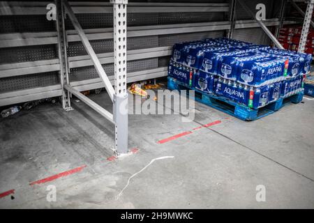 Columbia County, GA USA - 07 28 21: Walmart marché de quartier magasin de détail Banque D'Images