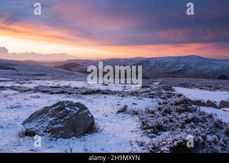 Loch Brandy en hiver Banque D'Images