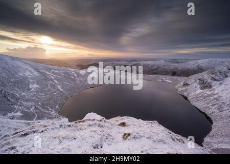 Loch Brandy en hiver Banque D'Images