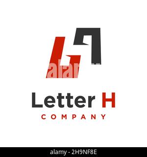 Logo lettre H Banque D'Images