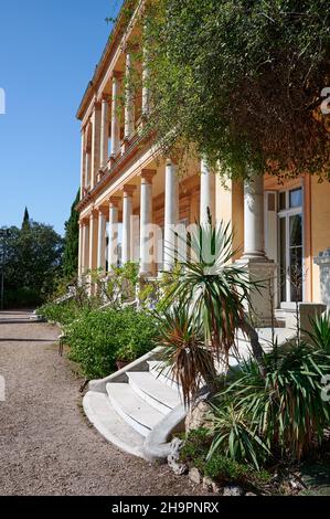 Château Aurelien, également connu sous le nom de Villa Aurelienne, dans le parc ÒParc AurelienÓ, à Fréjus, région Provence-Alpes-Côte dÕAzur, France Banque D'Images