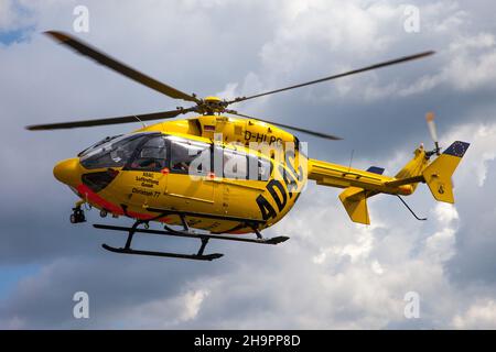 Hélicoptère de sauvetage ADAC Banque D'Images