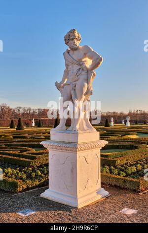 Sculpture en grès, Herrenhausen, Hanovre, Basse-Saxe, Allemagne Banque D'Images