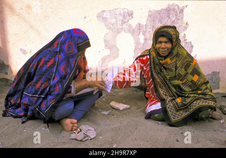 Femmes, Oman Banque D'Images