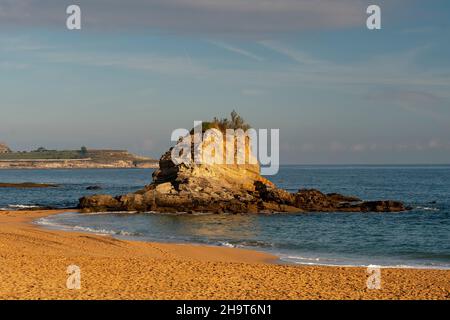 Camel Beach dans la ville de Santander Banque D'Images