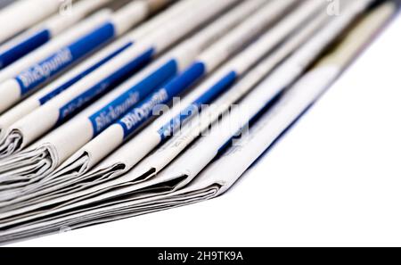 Pile de journaux, Allemagne Banque D'Images