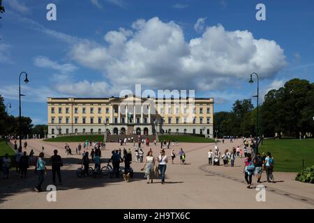 Oslo - Königliches Schloss / Oslo - Palais Royal Banque D'Images