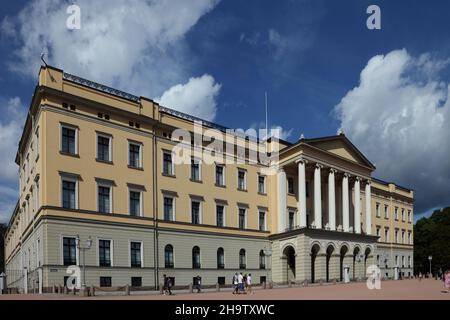 Oslo - Königliches Schloss / Oslo - Palais Royal Banque D'Images