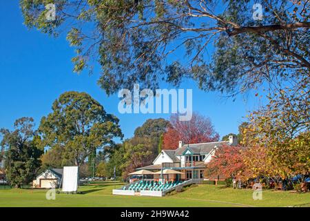 Bradman Oval, Bowral Banque D'Images