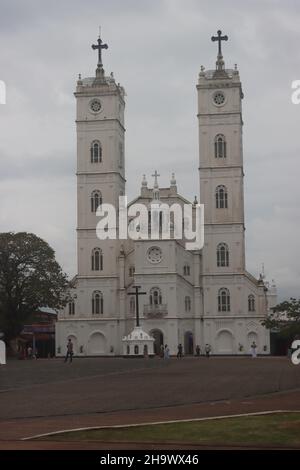 Basilique nationale de notre-Dame de Ransom, Vallarpadam Banque D'Images