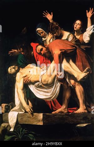 Italie Lazio Rome dépôt du Christ par Caravaggio | Italie Lazio Rome dépôt du Christ par Caravaggio Banque D'Images