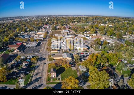 Vue sur la banlieue d'Omaha à Bellevue, Nebraska Banque D'Images