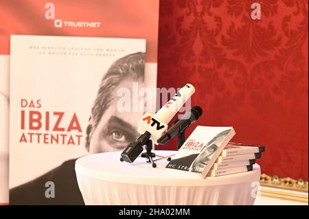 Vienne, Autriche.09th décembre 2021.HC Strache vous invite à la présentation de son livre « Das Ibiza Attenta » Banque D'Images