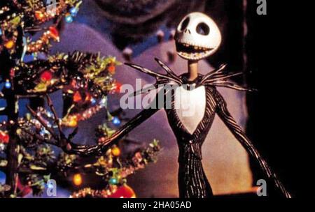 LE CAUCHEMAR AVANT NOËL (ou le cauchemar de Tim Burton avant Noël) 1993 Buena Vista Pictures distribution animation Banque D'Images