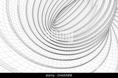 Motif de lignes de turbulence Banque D'Images